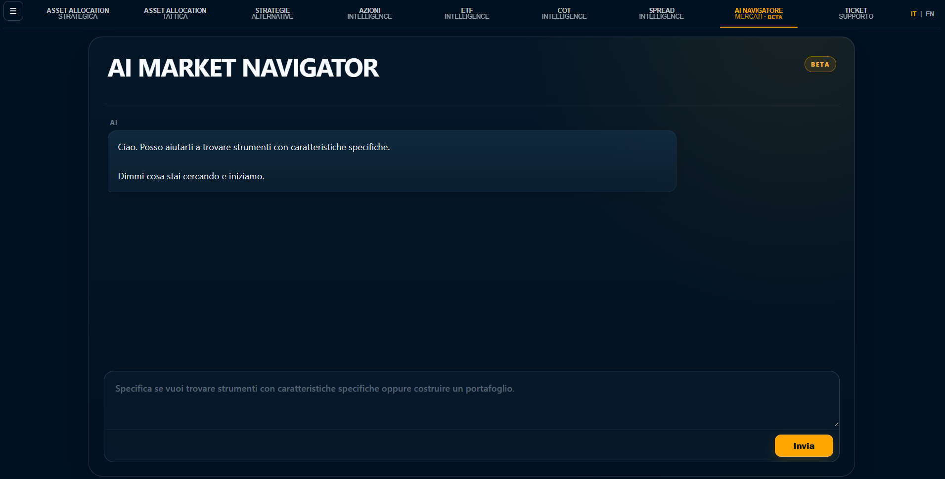 AI Market Navigator BTi